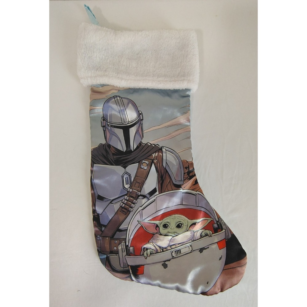 Disney Star Wars The Mandalorian Grogu Christmas Stocking Xmas Holiday The Child